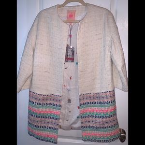 New with Tags Vilagallo Sarah Coat Size 40